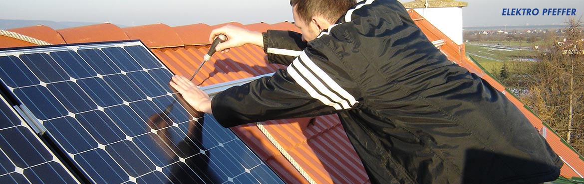Elektro Pfeffer - Photovoltaikanlage: Energie aus der Sonne!